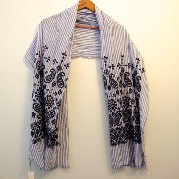 Embroidered Scarf - Talbots - Picture 2 of 6